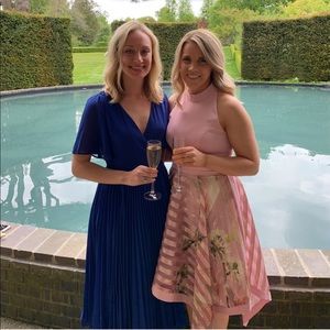 Ted Baker Asymmetric Drape Hem Dress